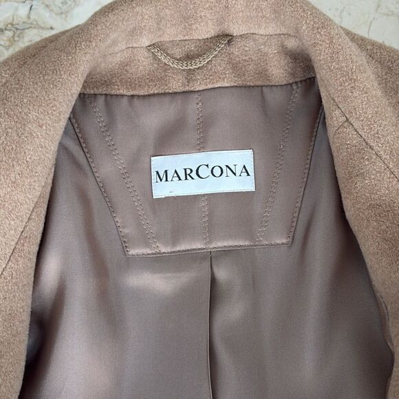 Marcona Angora & Wool Full Length Camel Coat - Picture 9 of 14